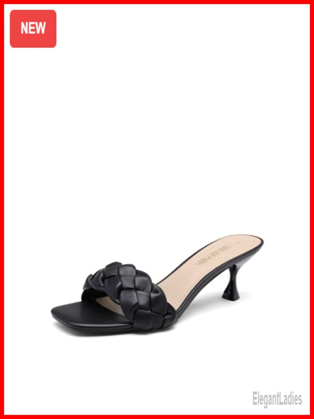 Rhinestone Open Toe Kitten Heel Sandals